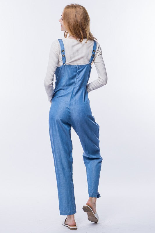 Denim Blue Jumper with pockets