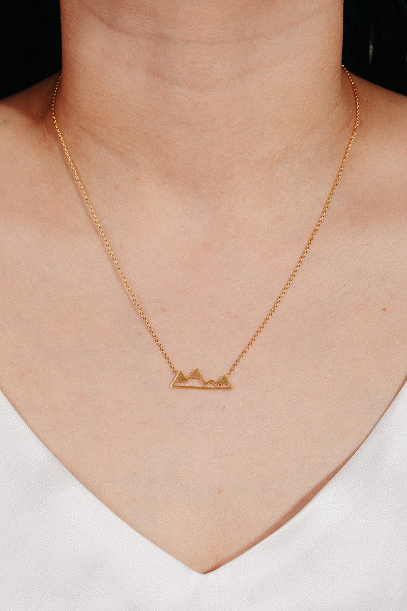 Gold Mountain Necklace