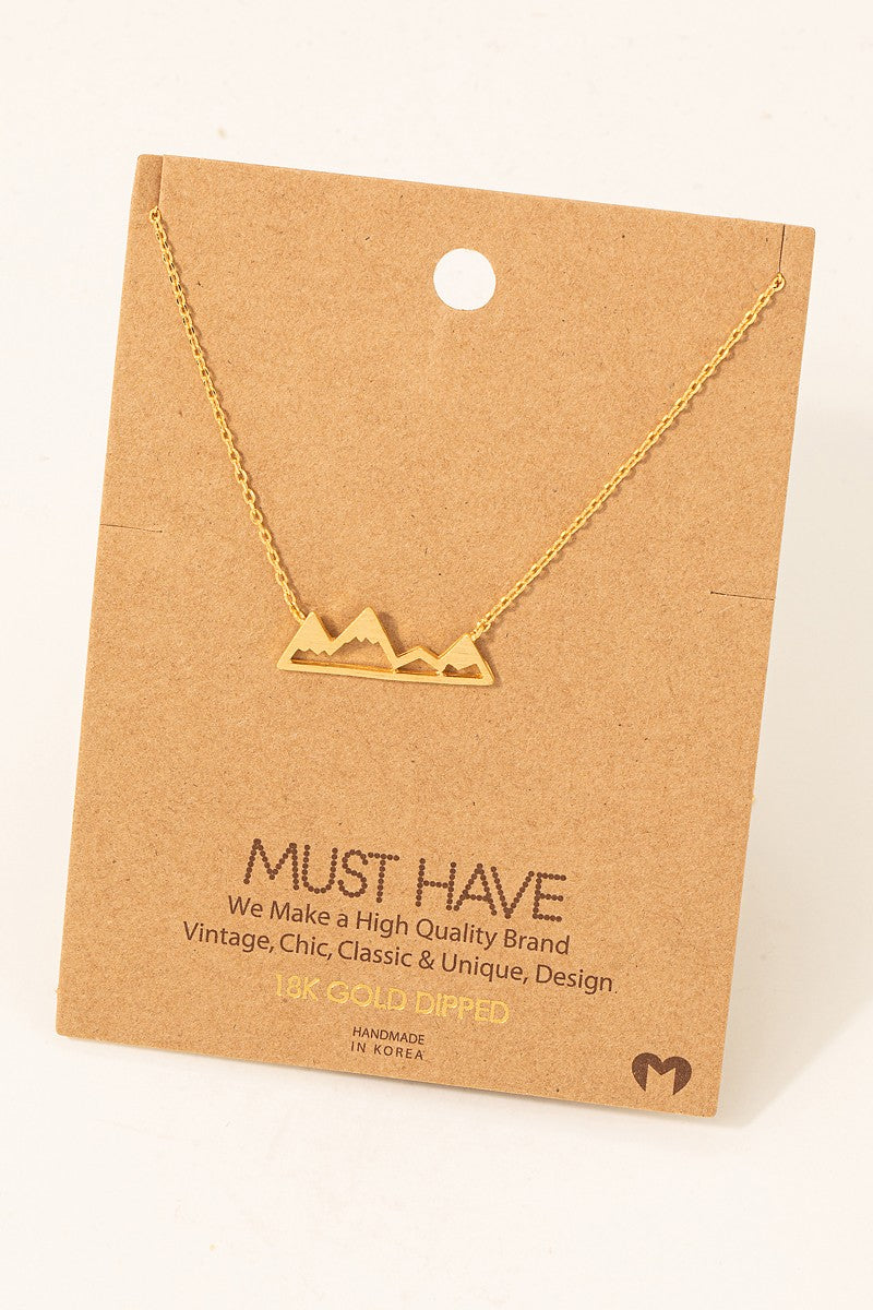 Gold Mountain Necklace
