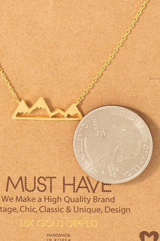 Gold Mountain Necklace