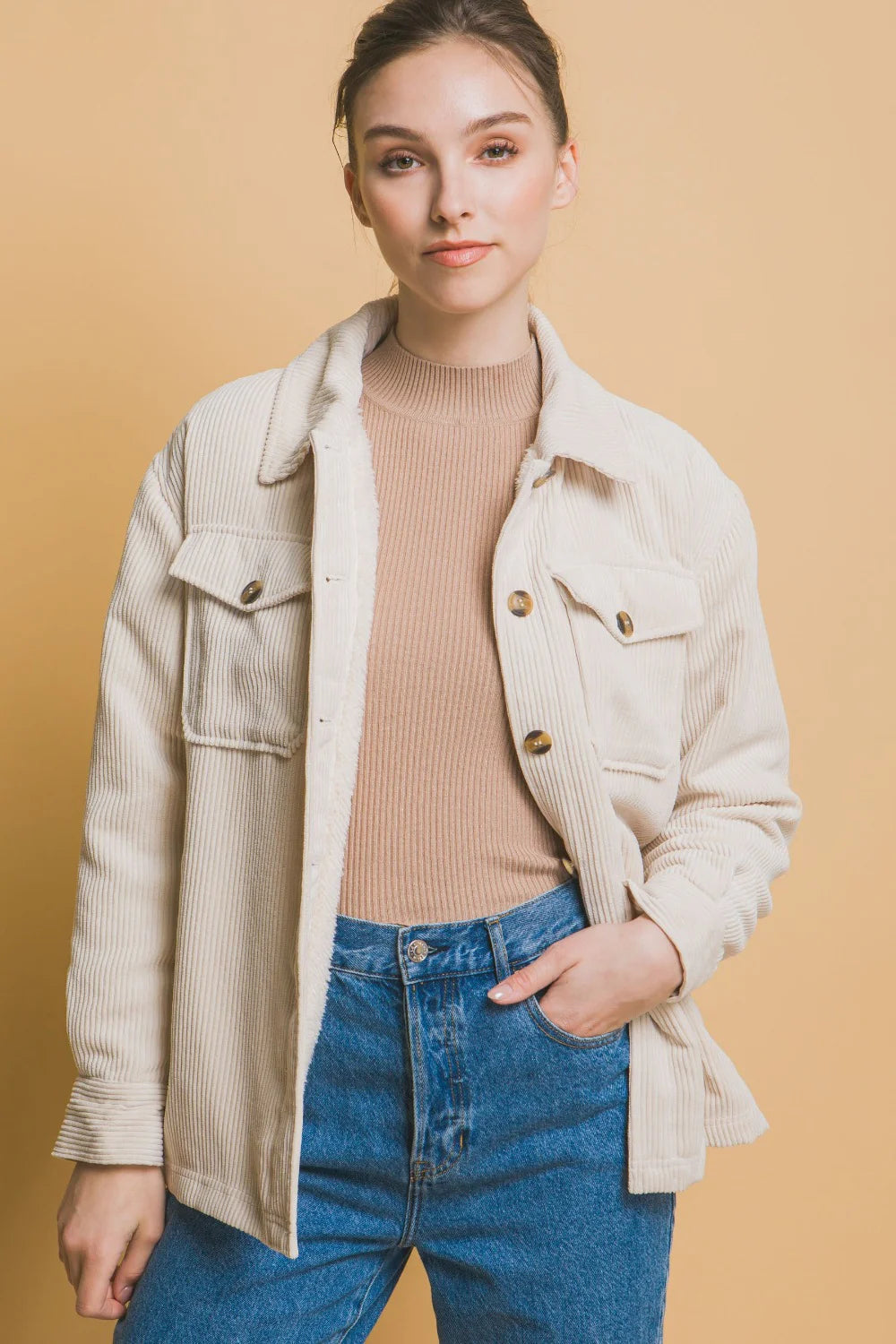 Cream White Jacket