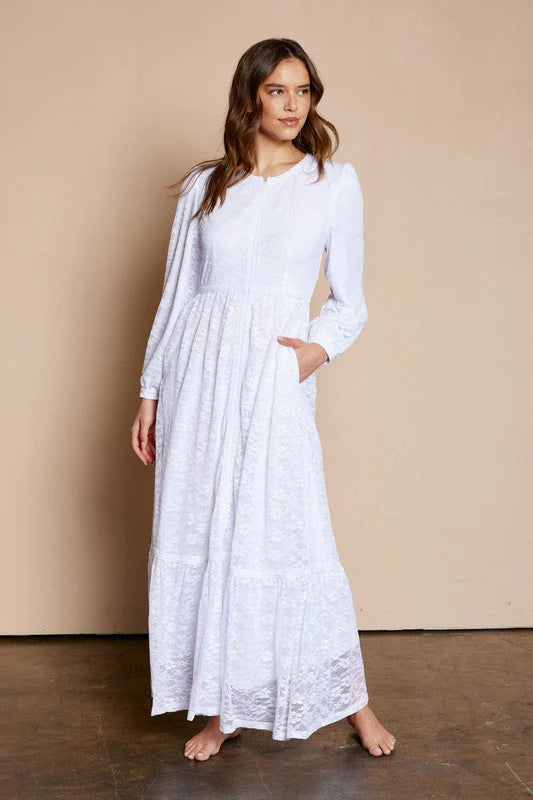 Front Zip Temple Dress