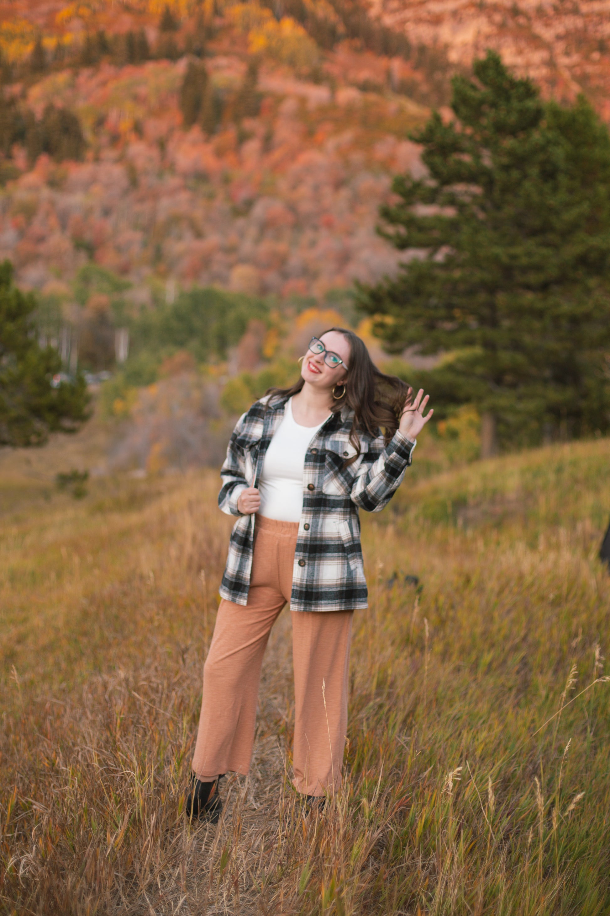 Fall Winter Plaid Jacket
