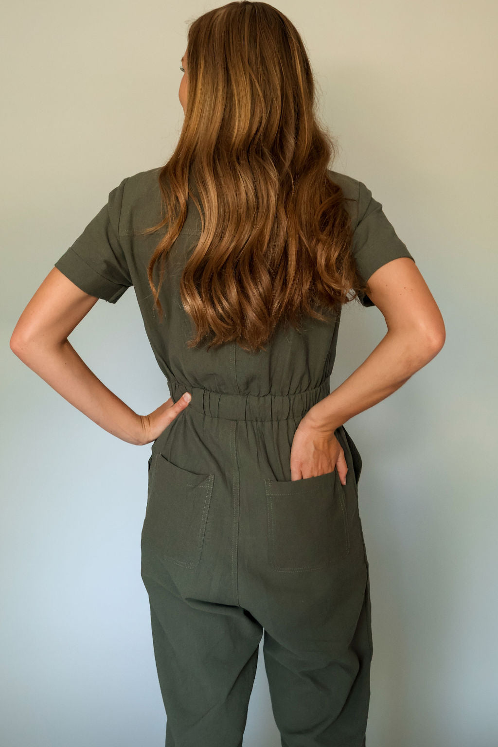 Mandi Khaki Jumpsuit