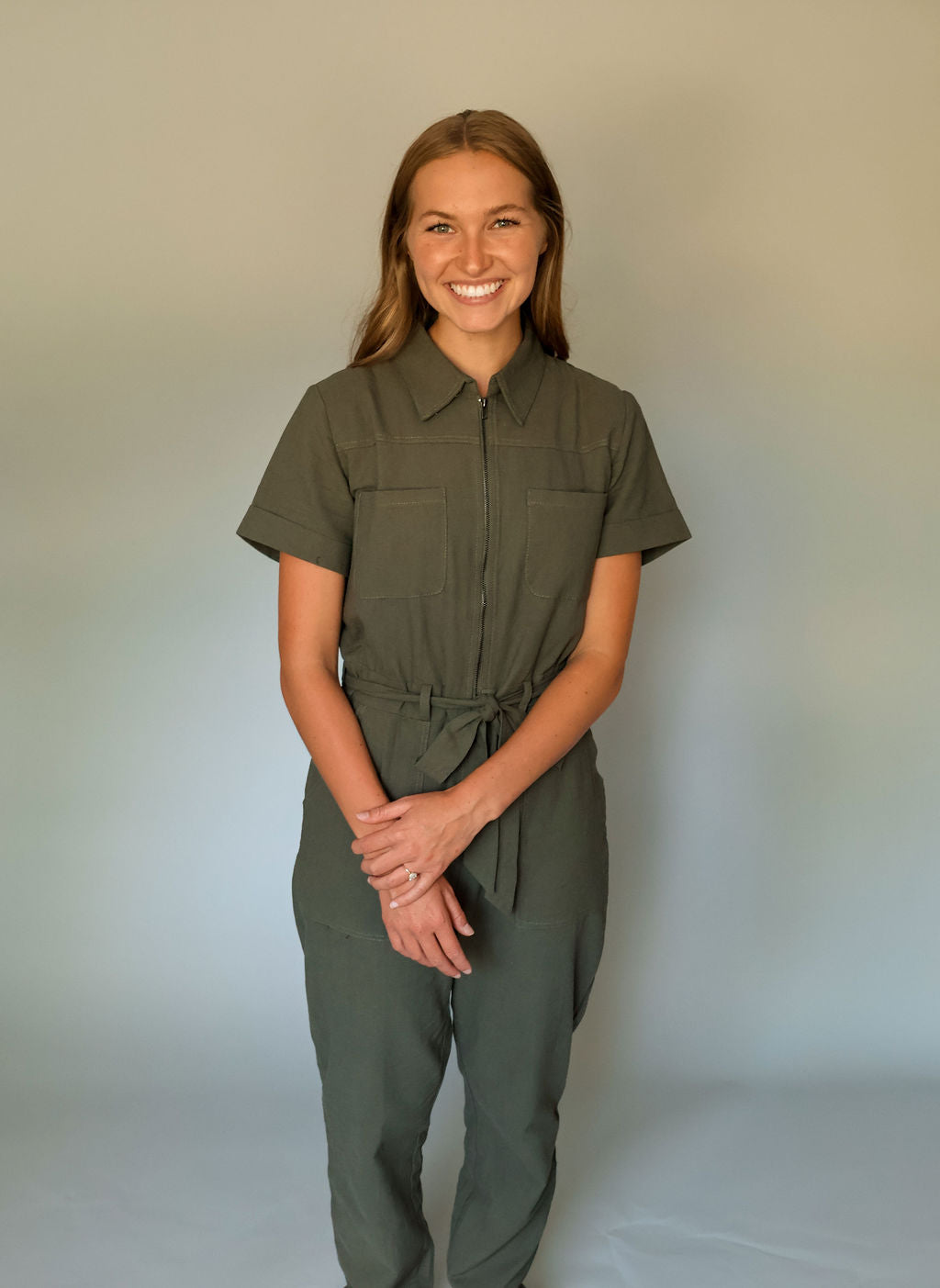 Mandi Khaki Jumpsuit