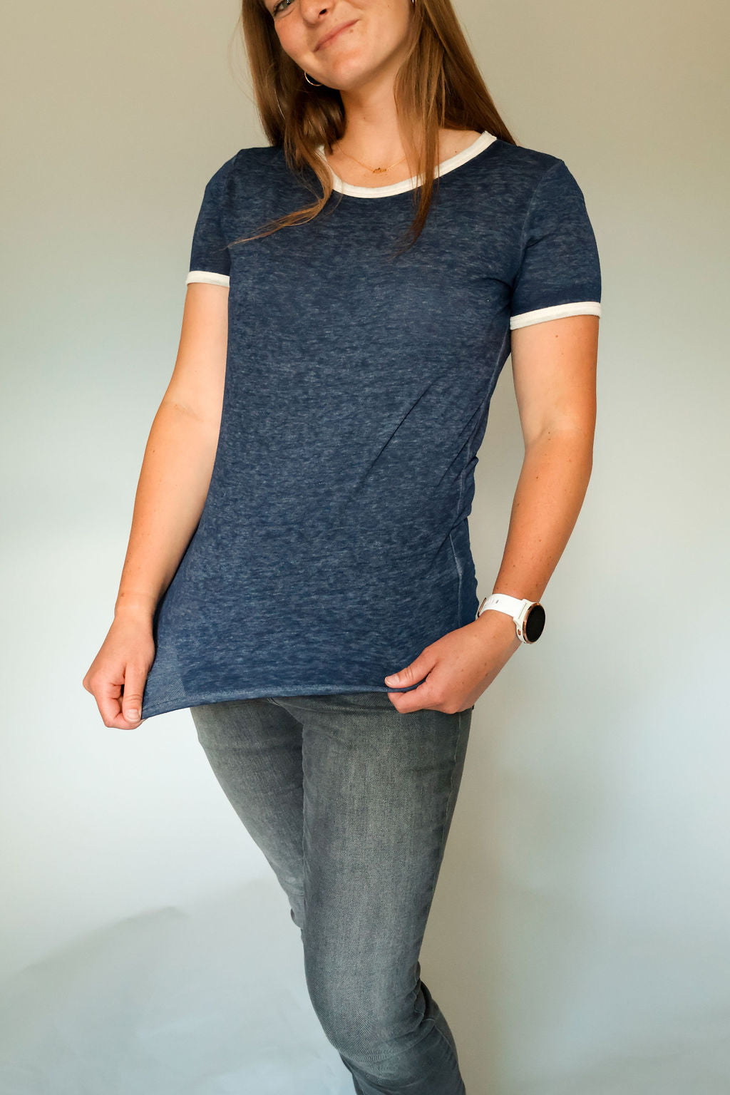 Classic Navy Baseball Tee