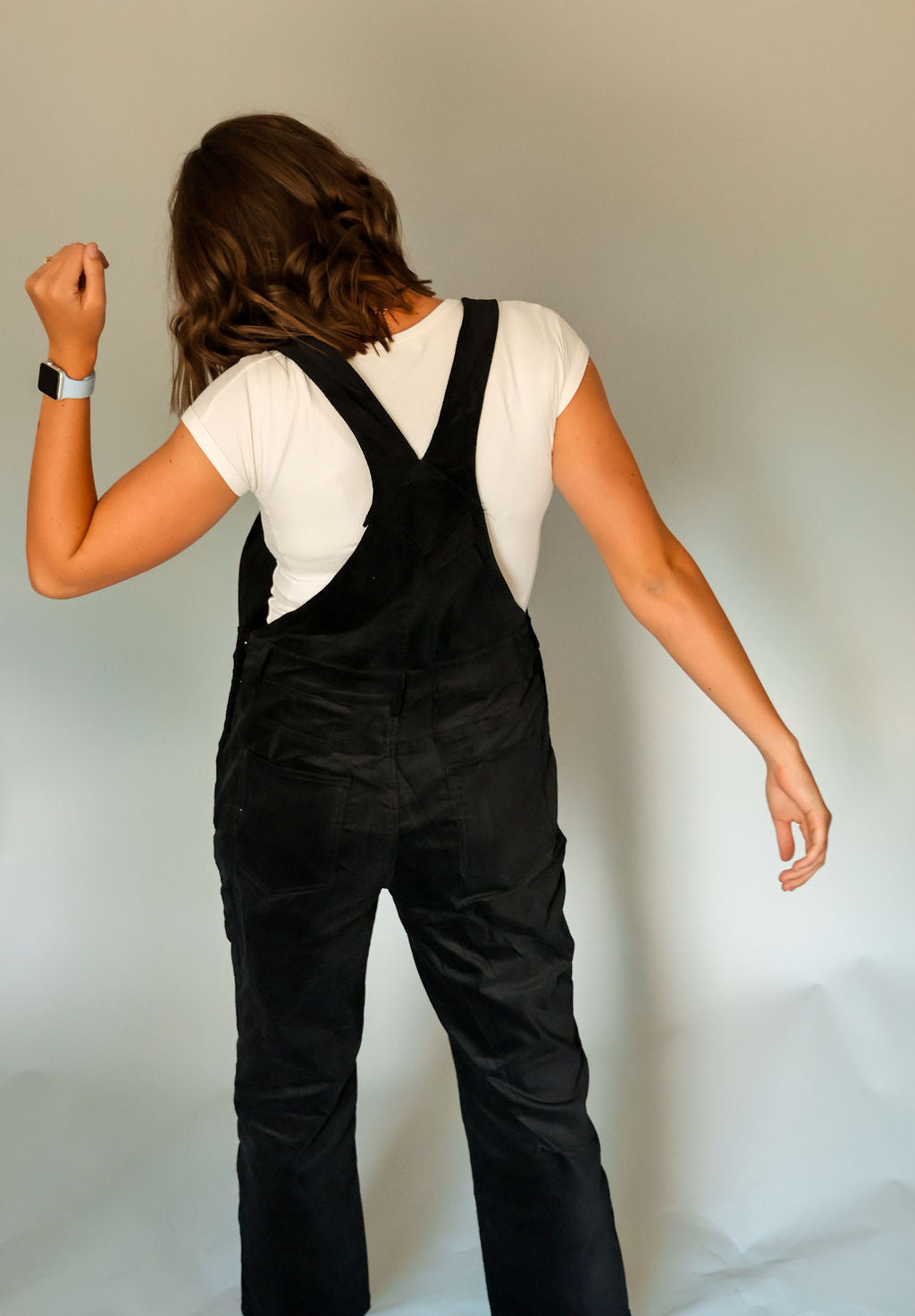 Kendra Black Overalls