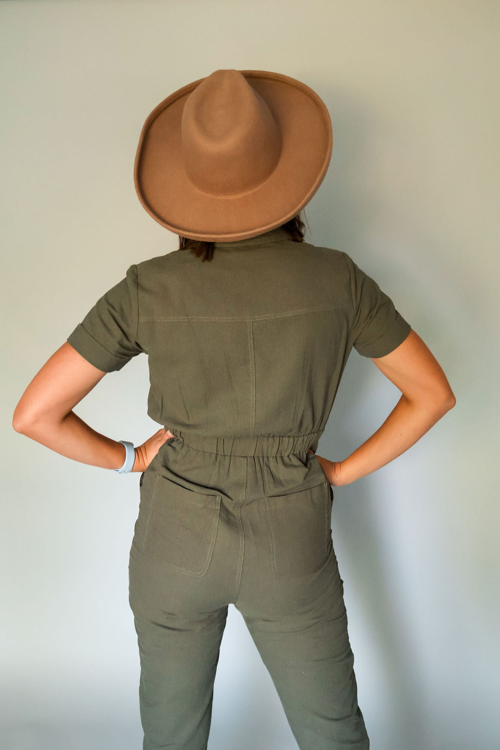 Mandi Khaki Jumpsuit